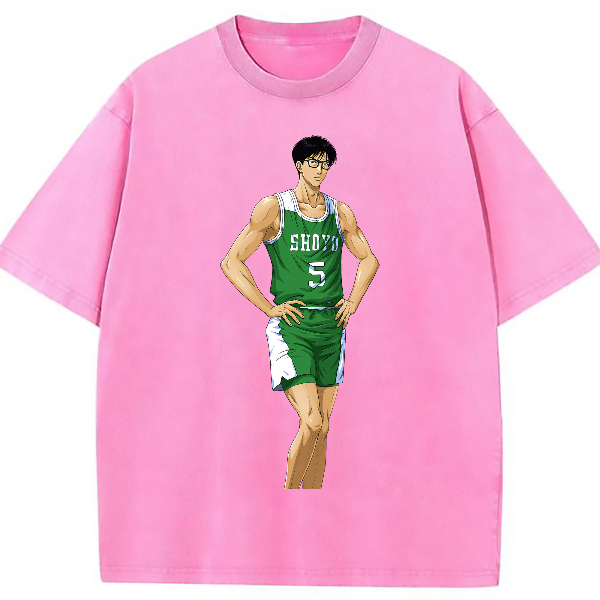 （画像用） SLAM DUNK／スラムダンク 綿100% ヴィンテージ風 半袖Tシャツ（フロントプリント）
